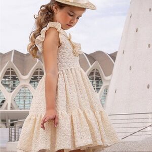 Charming Cream Kids Dress bought from children’s salon